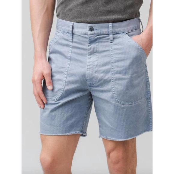 NEW SAVE KHAKI UNITED men's herringbone naval short in air force - Picture 3 of 6